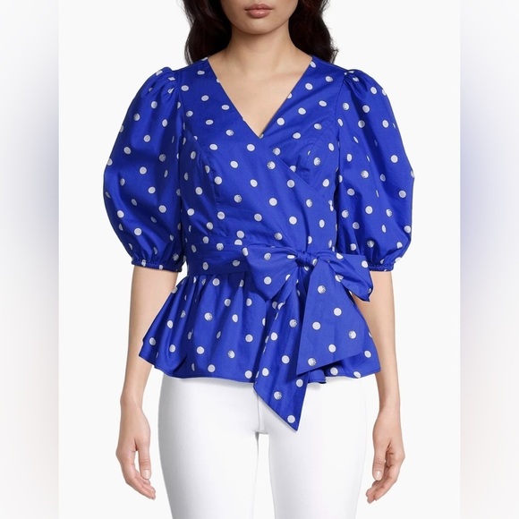 Lilly Pulitzer Kara Cotton Wrap Top - Picture 15 of 17